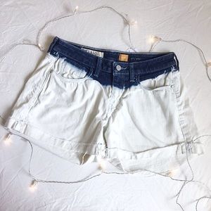 anthropologie super cute ombre jean shorts size 26